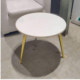 White Round Coffee Table